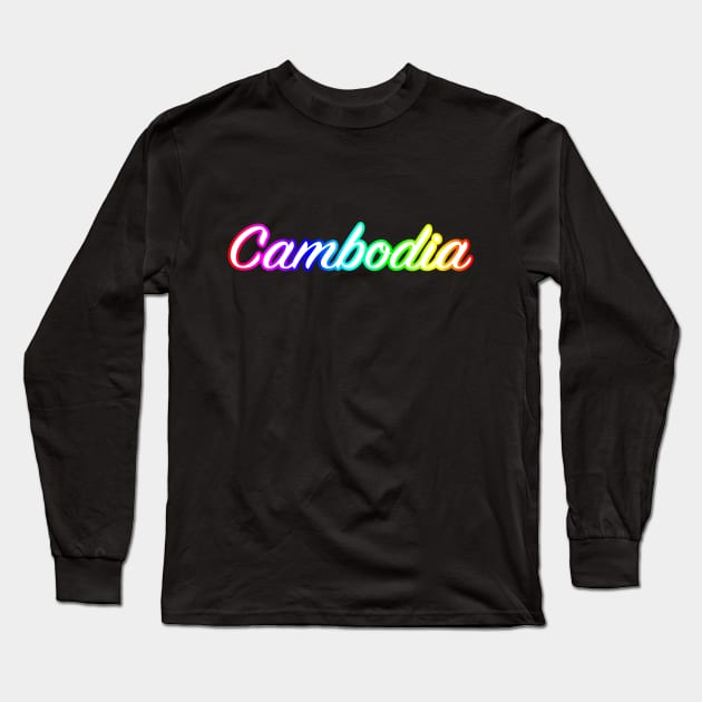 Cambodia Long Sleeve T-Shirt by lenn